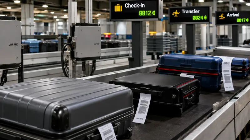 Tag Bagasi RFID untuk Pelacakan Bagasi Bandara