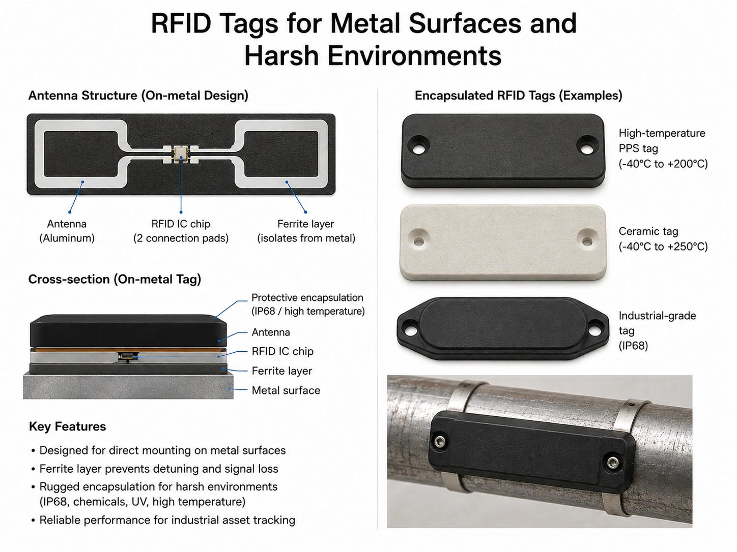 Cara Memilih Jenis Tag RFID untuk-Lingkungan Logam dan Keras